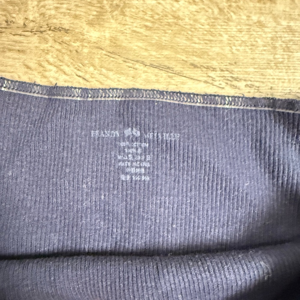 Brandy Melville Navy Long Sleeve Top - Picture 2 of 3